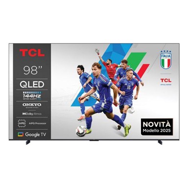TCL TV P89K 98P89K 98" 4K Ultra HD Smart TV, Wi-Fi, metalik, 450 cd/m²